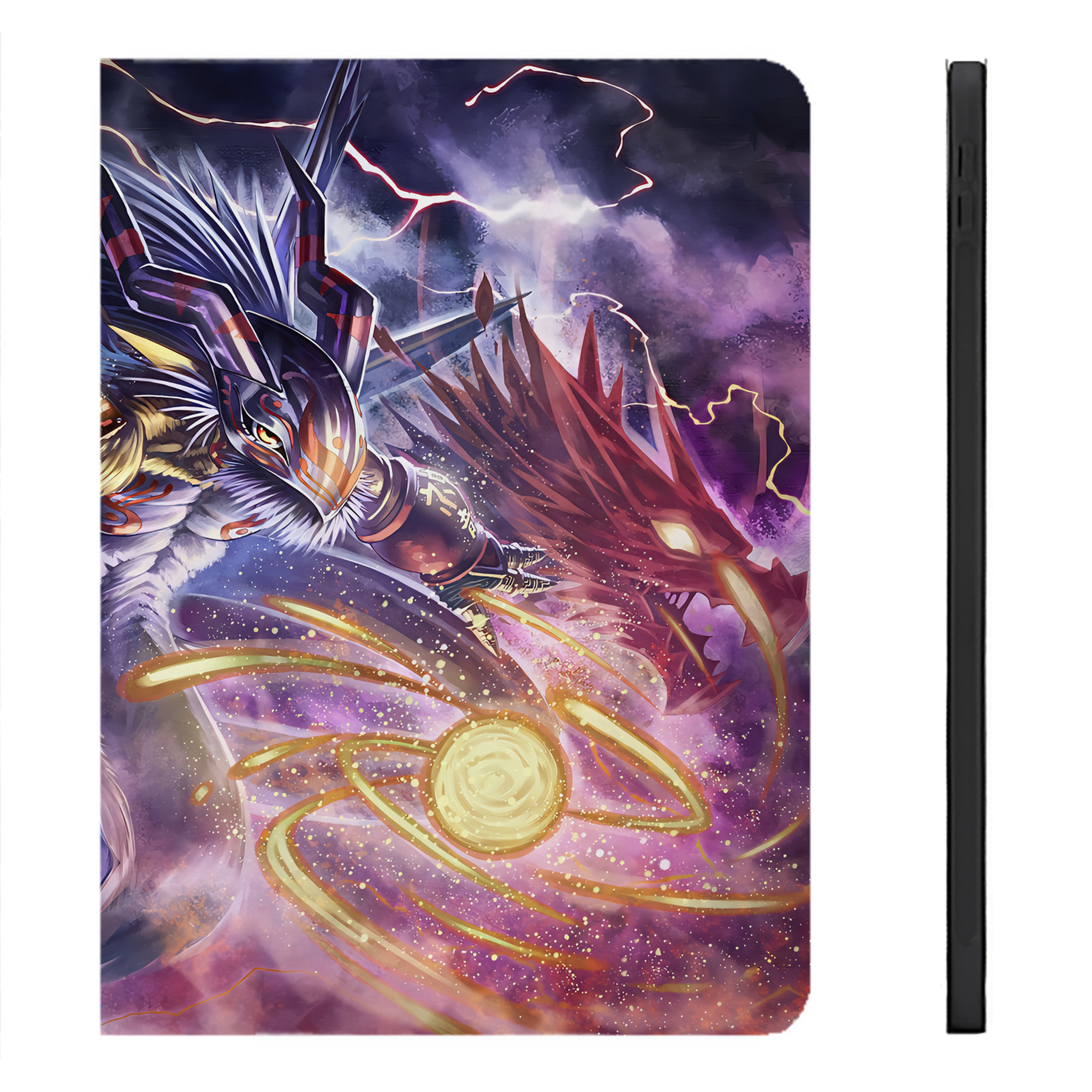 （画像用） Digimon デジタルモンスター/デジモン IPadケース ペンホルダー付き ブックスタイルデザイン